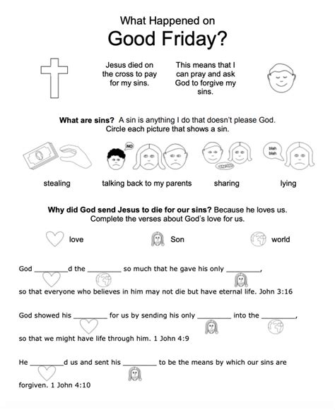 good friday story for kids